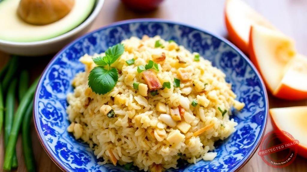 Arroz Mamposteao Puertorriqueño Receta Tradicional
